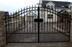 Decorative railings - Dunnamanagh - Irwin Dougherty Engineering - Driveway Gates