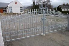 Security gates - Strabane - Irwin Dougherty Engineering - Front Gates